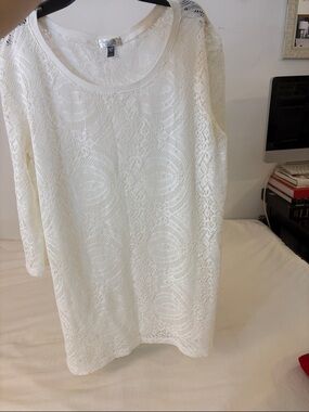Sound & Matter lace tunic White Size XL